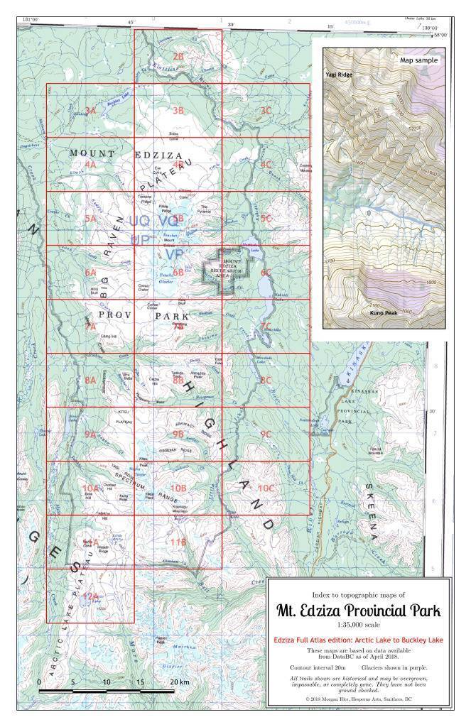 Mt. Edziza Provincial Park Mapping